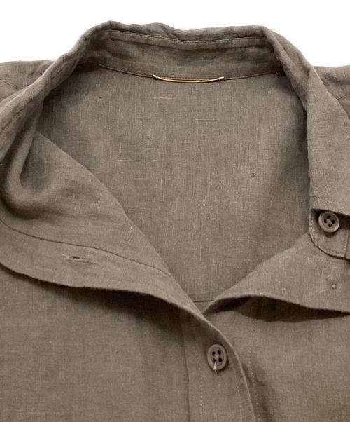 DEUXIEME CLASSE（ドゥーズィエム クラス）Deuxieme Classe (ドゥーズィエム クラス) WIDE LINEN シャツ / 19050500706110 オリーブ サイズ:不明の古着・服飾アイテム