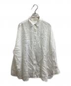 ）の古着「WIDE LINEN シャツ」｜ホワイト