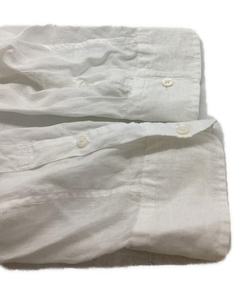 DEUXIEME CLASSE（ドゥーズィエム クラス）Deuxieme Classe (ドゥーズィエム クラス) WIDE LINEN シャツ ホワイト サイズ:表記無しの古着・服飾アイテム