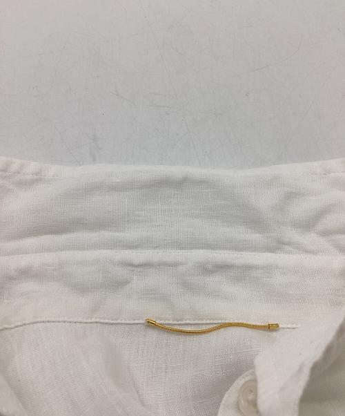 DEUXIEME CLASSE（ドゥーズィエム クラス）Deuxieme Classe (ドゥーズィエム クラス) WIDE LINEN シャツ ホワイト サイズ:表記無しの古着・服飾アイテム