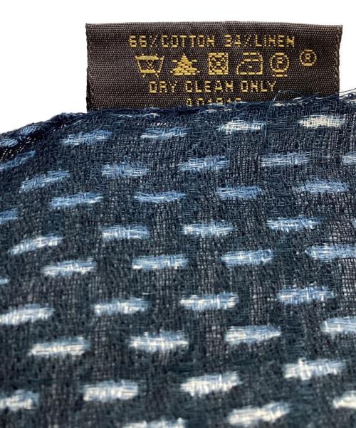 LOUIS VUITTON（ルイ ヴィトン）LOUIS VUITTON (ルイ ヴィトン) コットンリネンストール ブルーの古着・服飾アイテム