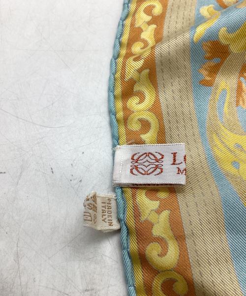 LOEWE（ロエベ）LOEWE (ロエベ) ARNESESANDDALUCES/シルクスカーフ イエローの古着・服飾アイテム