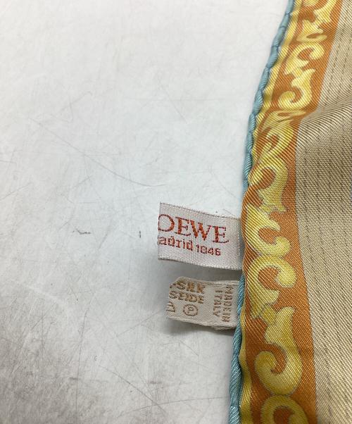 LOEWE（ロエベ）LOEWE (ロエベ) ARNESESANDDALUCES/シルクスカーフ イエローの古着・服飾アイテム