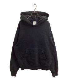 POLARSKATECO（ポーラー スケートコー）の古着「Patch Pullover Hooded Sweatshirt　/　PSC-W21-PATCHHOOD-BLK」｜ブラック