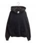 POLARSKATECO（ポーラー スケートコー）の古着「Patch Pullover Hooded Sweatshirt　/　PSC-W21-PATCHHOOD-BLK」｜ブラック