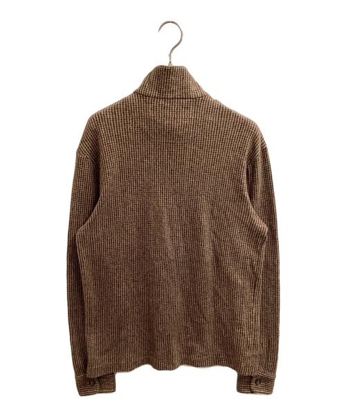 POLO RALPH LAUREN（ポロ・ラルフローレン）POLO RALPH LAUREN (ポロ・ラルフローレン) ハーフジップスウェット ブラウン サイズ:Sの古着・服飾アイテム