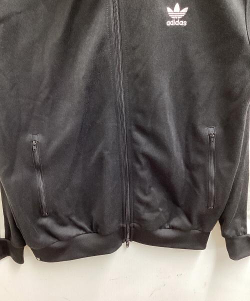 adidas（アディダス）adidas (アディダス) BECKENBAUER TRACK TOP / サイドライン ロゴ刺繍トラックジャケット / H09112 ブラック サイズ:2XLの古着・服飾アイテム
