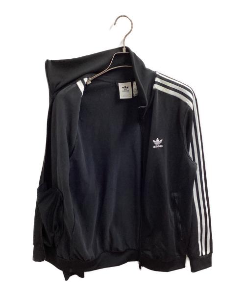 adidas（アディダス）adidas (アディダス) BECKENBAUER TRACK TOP / サイドライン ロゴ刺繍トラックジャケット / H09112 ブラック サイズ:2XLの古着・服飾アイテム