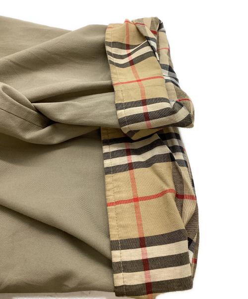 Burberry's（バーバリーズ）Burberry's (バーバリーズ) 裏ノバチェックステンカラーコート　/　イングランド製 ベージュ サイズ:不明の古着・服飾アイテム