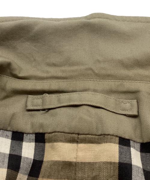 Burberry's（バーバリーズ）Burberry's (バーバリーズ) 裏ノバチェックステンカラーコート　/　イングランド製 ベージュ サイズ:不明の古着・服飾アイテム
