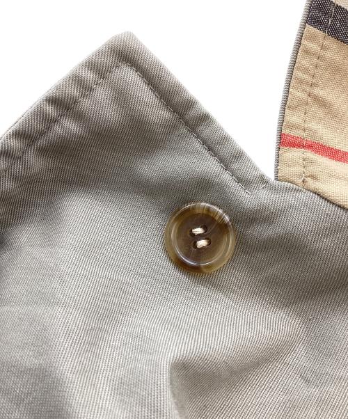 Burberry's（バーバリーズ）Burberry's (バーバリーズ) 裏ノバチェックステンカラーコート　/　イングランド製 ベージュ サイズ:不明の古着・服飾アイテム