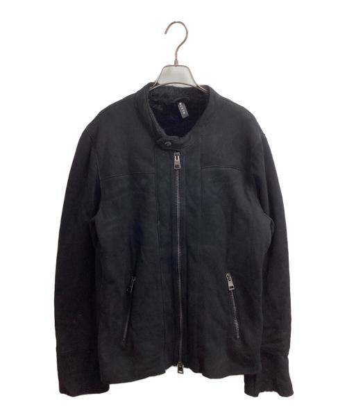 DACUTE（ダクテ）DACUTE (ダクテ) シープスキンムートンジャケット ブラック サイズ:56の古着・服飾アイテム