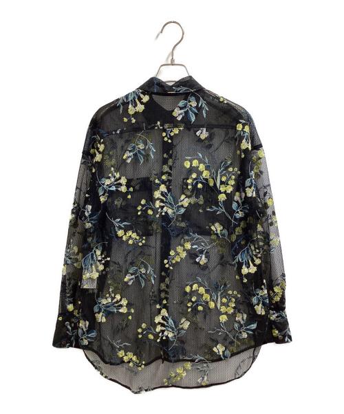 Diagram（ダイアグラム）Diagram (ダイアグラム) スズラン刺繍シャツ　/　03231 41147-00 ブラック サイズ:36の古着・服飾アイテム