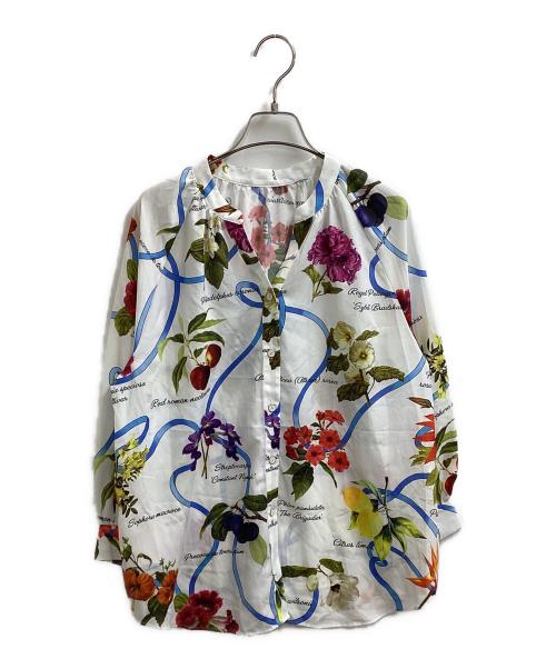 Diagram（ダイアグラム）Diagram (ダイアグラム) Botanical Blouse / ボタニカルブラウス / 0323141131 ホワイト サイズ:38の古着・服飾アイテム