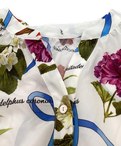 Diagram（ダイアグラム）Diagram (ダイアグラム) Botanical Blouse / ボタニカルブラウス / 0323141131 ホワイト サイズ:38の古着・服飾アイテム