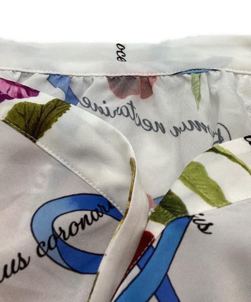 Diagram（ダイアグラム）Diagram (ダイアグラム) Botanical Blouse / ボタニカルブラウス / 0323141131 ホワイト サイズ:38の古着・服飾アイテム