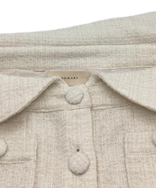 ANDMARY（アンドマリー）ANDMARY (アンドマリー) Twiggy tweed jacket set　/　AM1437 アイボリー サイズ:FREEの古着・服飾アイテム