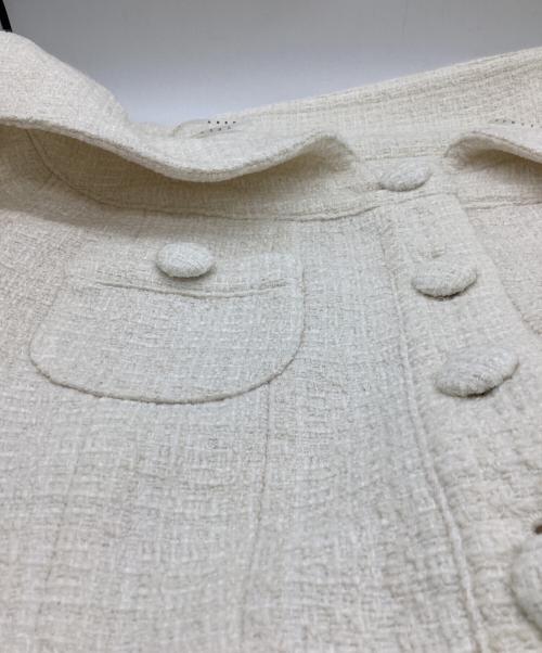 ANDMARY（アンドマリー）ANDMARY (アンドマリー) Twiggy tweed jacket set　/　AM1437 アイボリー サイズ:FREEの古着・服飾アイテム