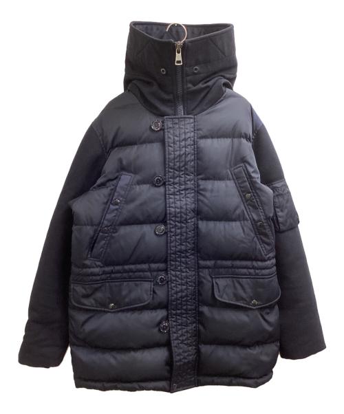 MONCLER（モンクレール）MONCLER (モンクレール) MONTEMART 切替ダウンジャケット　/　B20914230985 ネイビー サイズ:2の古着・服飾アイテム