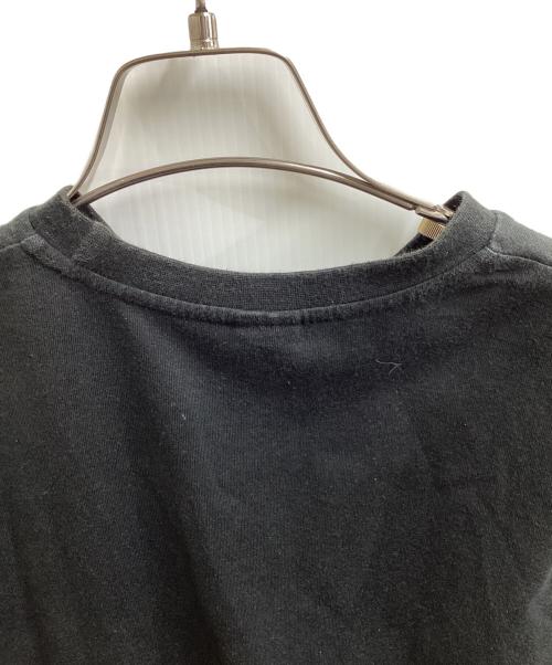 courreges（クレージュ）courreges (クレージュ) ロゴTシャツ ブラック サイズ:38の古着・服飾アイテム