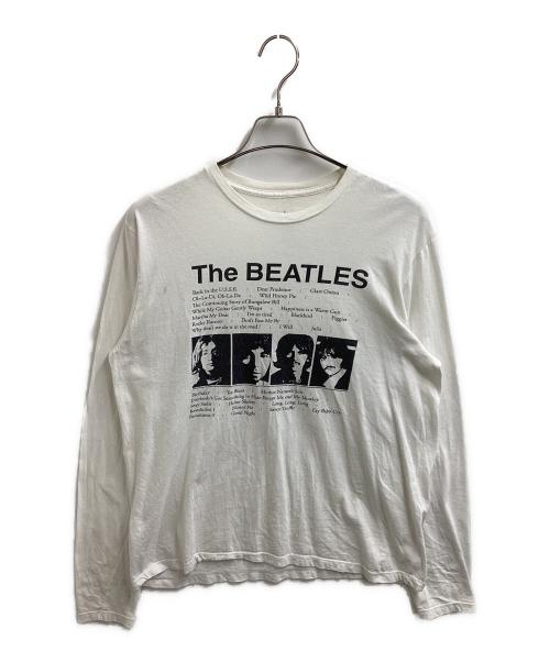 THE BEATLES（ビートルズ）THE BEATLES (ビートルズ) ホワイトアルバムT / ロングスリーブTシャツ ホワイト サイズ:Lの古着・服飾アイテム