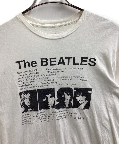 THE BEATLES（ビートルズ）THE BEATLES (ビートルズ) ホワイトアルバムT / ロングスリーブTシャツ ホワイト サイズ:Lの古着・服飾アイテム
