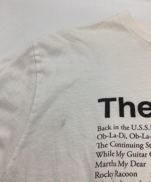THE BEATLES（ビートルズ）THE BEATLES (ビートルズ) ホワイトアルバムT / ロングスリーブTシャツ ホワイト サイズ:Lの古着・服飾アイテム