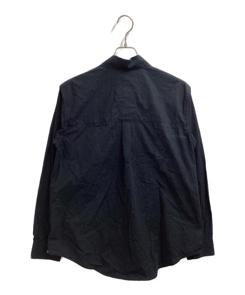 SOSHIOTSUKI（ソウシ オオツキ）SOSHIOTSUKI (ソウシ オオツキ) HANGING EVENING SHIRTS / SAW20SH01 ブラック サイズ:44の古着・服飾アイテム