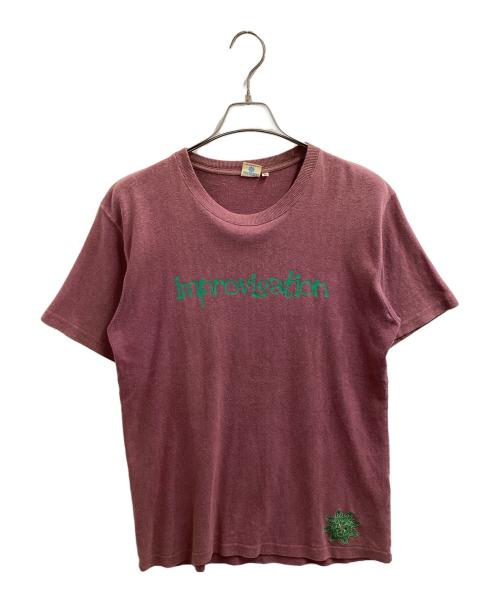THC（ティーエイチシー）THC (ティーエイチシー) ヘンプ混Ｔシャツ パープル サイズ:Mの古着・服飾アイテム