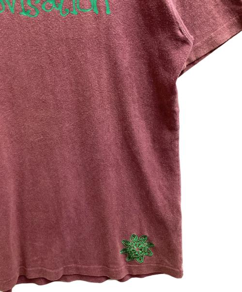 THC（ティーエイチシー）THC (ティーエイチシー) ヘンプ混Ｔシャツ パープル サイズ:Mの古着・服飾アイテム