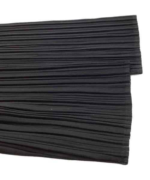 PLEATS PLEASE（プリーツプリーズ）PLEATS PLEASE (プリーツプリーズ) BASICS ハイネックプリーツカットソー / PP05JK104 ブラック サイズ:3の古着・服飾アイテム