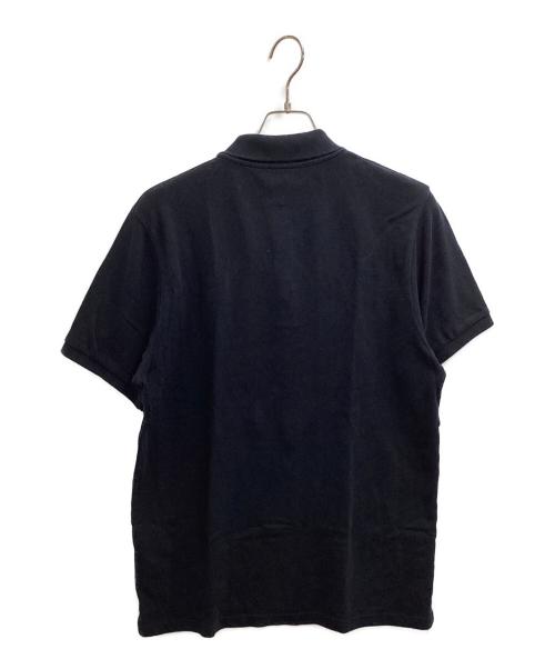 maison kitsune（メゾンキツネ）MAISON KITSUNE (メゾンキツネ) TRICOLOR FOX PATCH CLASSIC POLO / AM00200KJ7002 / トリコロールフォックスパッチクラシックポロ ブラック サイズ:Lの古着・服飾アイテム