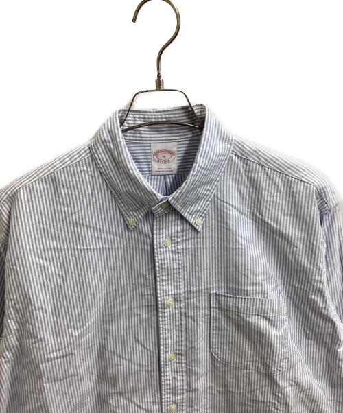 BROOKS BROTHERS（ブルックスブラザーズ）BROOKS BROTHERS (ブルックスブラザーズ) ストライプシャツ スカイブルー サイズ:Mの古着・服飾アイテム