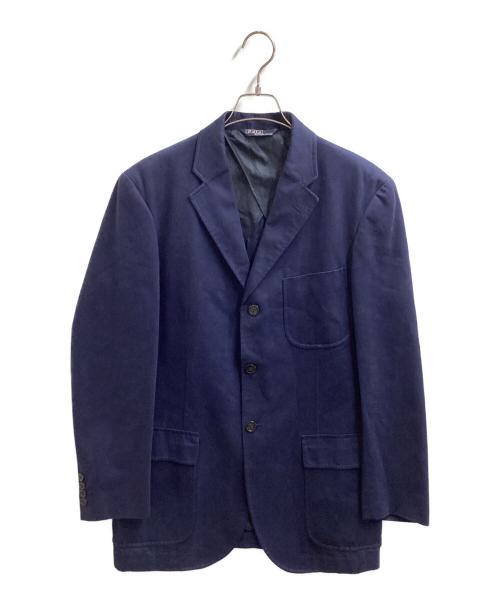 POLO RALPH LAUREN（ポロ・ラルフローレン）POLO RALPH LAUREN (ポロ・ラルフローレン) 3B SINGLE TAILORED JACKET / MADE IN JAPAN / アクティ21 ネイビー サイズ:LLの古着・服飾アイテム