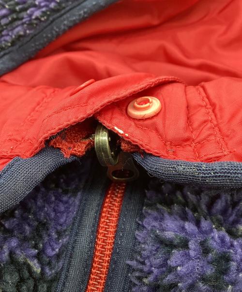 Patagonia（パタゴニア）Patagonia (パタゴニア) リバーシブルグリセードジャケット/サラサ柄 96年/USA製 レッド×パープル サイズ:Lの古着・服飾アイテム