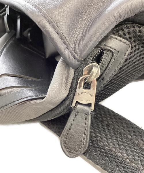 COACH（コーチ）COACH (コーチ) パーフォレイテッド バックパック リュック / F57477 グレーの古着・服飾アイテム
