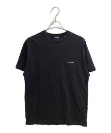BALENCIAGA（バレンシアガ）の古着「スモールロゴプリントＴシャツ　/　613968 TYK28」｜ブラック