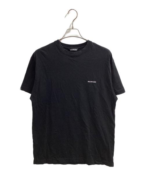 BALENCIAGA（バレンシアガ）BALENCIAGA (バレンシアガ) スモールロゴプリントＴシャツ　/　613968 TYK28 ブラック サイズ:ＸＸＳの古着・服飾アイテム