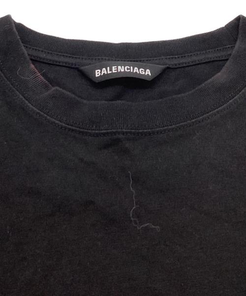 BALENCIAGA（バレンシアガ）BALENCIAGA (バレンシアガ) スモールロゴプリントＴシャツ　/　613968 TYK28 ブラック サイズ:ＸＸＳの古着・服飾アイテム