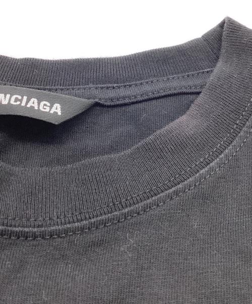 BALENCIAGA（バレンシアガ）BALENCIAGA (バレンシアガ) スモールロゴプリントＴシャツ　/　613968 TYK28 ブラック サイズ:ＸＸＳの古着・服飾アイテム