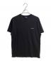 BALENCIAGA（バレンシアガ）の古着「スモールロゴプリントＴシャツ　/　613968 TYK28」｜ブラック