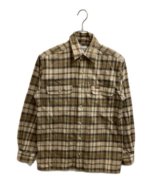 CarHartt（カーハート）CarHartt (カーハート) 長袖チェックネルシャツ / S145DES ベージュ サイズ:Sの古着・服飾アイテム