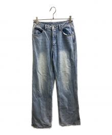 AND MARY（アンドマリー）の古着「Ribbon hip denim　/　AM 0863」｜インディゴ