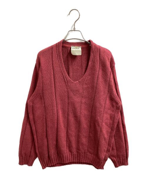 FIUME（フィウーメ）FIUME (フィウーメ) シルク混ニット レッド サイズ:46の古着・服飾アイテム