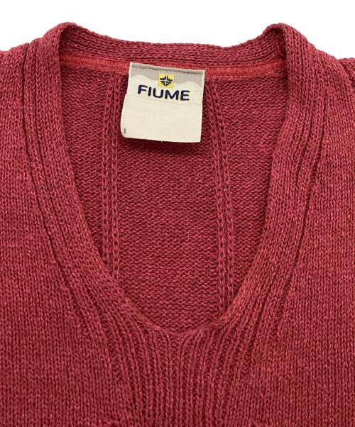 FIUME（フィウーメ）FIUME (フィウーメ) シルク混ニット レッド サイズ:46の古着・服飾アイテム