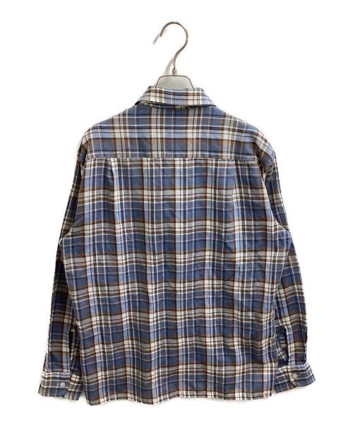 J.C.PENNY（ジェーシーペニー）J.C.PENNY (ジェーシーペニー) チェックシャツ / 70s～80s ブルー サイズ:Mの古着・服飾アイテム