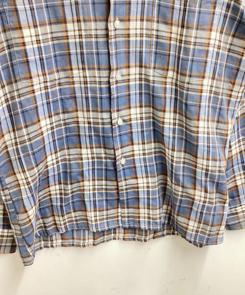 J.C.PENNY（ジェーシーペニー）J.C.PENNY (ジェーシーペニー) チェックシャツ / 70s～80s ブルー サイズ:Mの古着・服飾アイテム