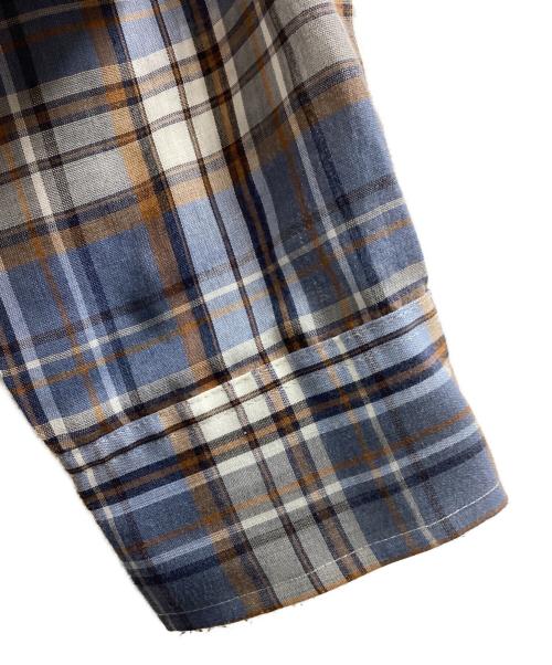 J.C.PENNY（ジェーシーペニー）J.C.PENNY (ジェーシーペニー) チェックシャツ / 70s～80s ブルー サイズ:Mの古着・服飾アイテム