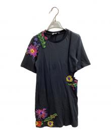 3.1 phillip lim（スリーワンフィリップリム）の古着「花柄ワンピース」｜ブラック