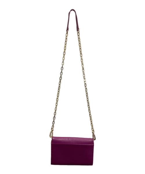 TORY BURCH（トリーバーチ）TORY BURCH (トリーバーチ) チェーンショルダーウォレット / HFA031 ピンクの古着・服飾アイテム